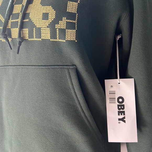 NWT ✨Zen Hoodie by OBEY 🍃 in Dark Cedar - Picture 3 of 9